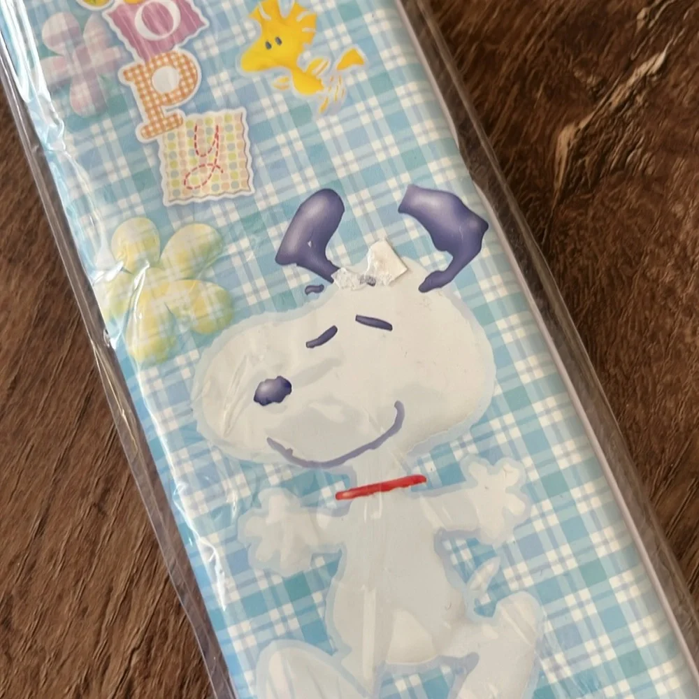 Peanuts Snoopy Plaid Sanrio Surprises Metal Pencil Case
